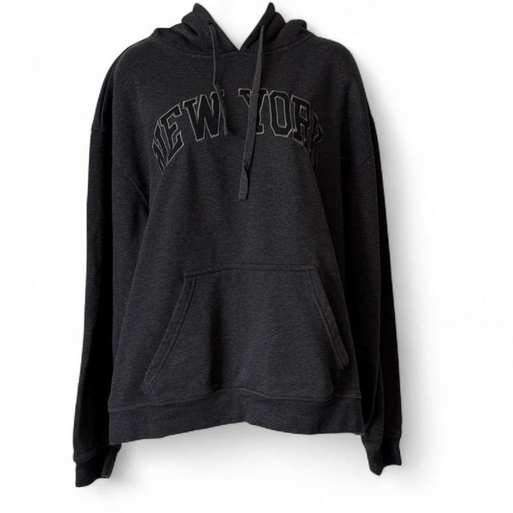 Unisex Dark‎ Gray New York Hoodie Sweatshirt